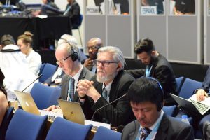 Adam Gosling representing the Asia Pacific at the ITU - the UN agency for ICT